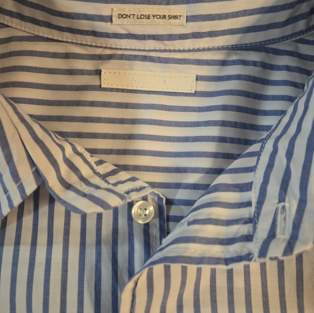 MOTHER “Don’t Lose Your Shirt” Button Down – Size M$40 (Original Price: $228) - Picture 3 of 11